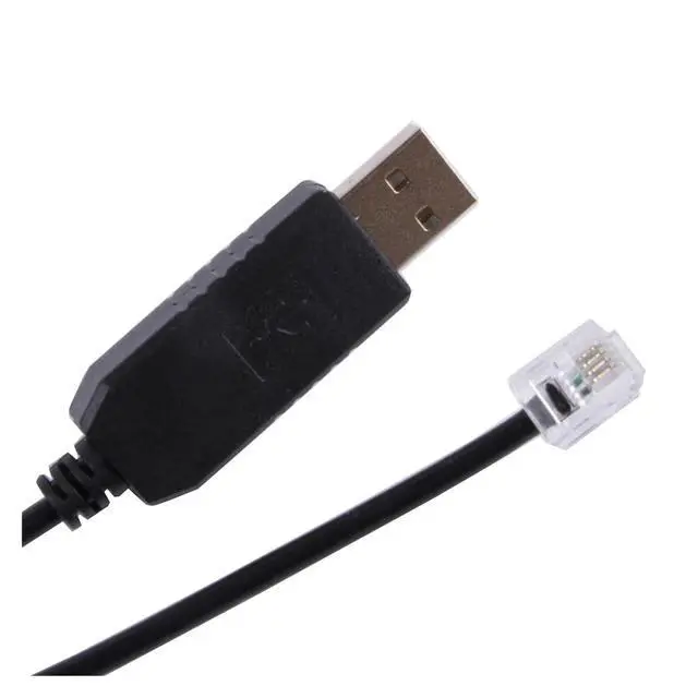 Alt view image 4 of 4 - Revov R100 B100 Pace BSL Bull Hubble AM Soar PC RS232 Serial Kabel USB to RJ11 with F1T-D2I Chip Converter Cable(1.8M)