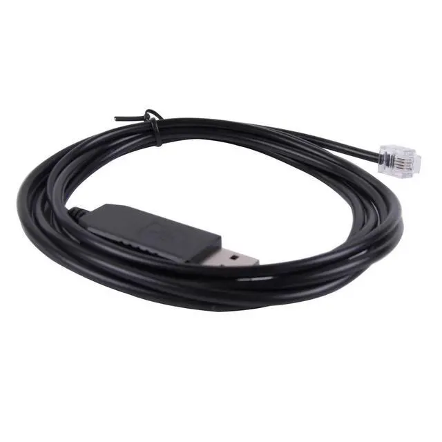 Alt view image 3 of 4 - Revov R100 B100 Pace BSL Bull Hubble AM Soar PC RS232 Serial Kabel USB to RJ11 with F1T-D2I Chip Converter Cable(1.8M)
