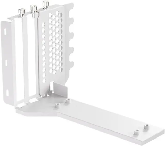 Main image of L-Z3 GPU Vertical Mounting Bracket Kit, PCIe 4.0 X16 Riser Cable 200mm, Graphics Card Steering Mounting Bracket(White)