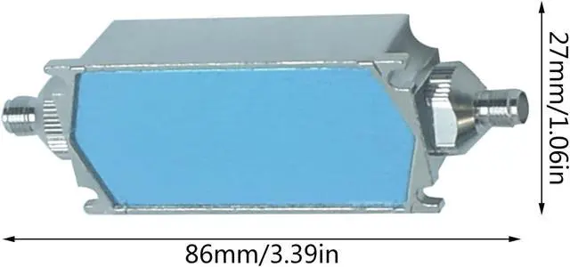 Alt view image 7 of 7 - BPF118 Bandpass Metal Bandpass Filter BPF118-136MHz 50ohm Band Pass Filter for Air Frequency Band