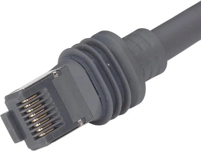 Alt view image 4 of 7 - Rectangular Satellite Replacement Cable 49ft, High Speed Cat6 Extension Cord, RJ45 Connectors with Gold Plated for Gen 3, Indoor and Outdoor Internet Supply