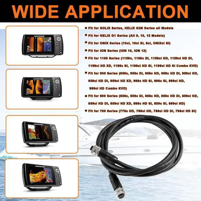 Alt view image 2 of 7 - YMT Replacement for Humminbird 720073-6 AS EC 5E Ethernet Cable (AS EC 5E 5Feet)