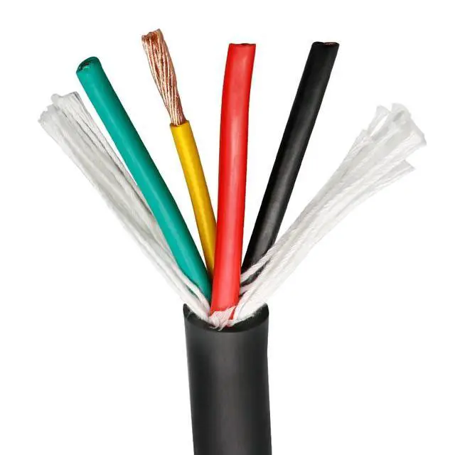 Alt view image 6 of 6 - Highly Flexible Drag Chain Copper Cable TRVV 2-40 core 26-11AWG Folding Oil-Resistant CNC Machine Tool Signal Control Cable(12 cores,20 AWG 5 Meter)