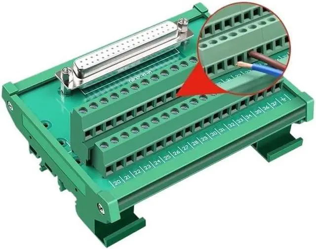 Alt view image 2 of 5 - DB37 37Pin D-SUB DR-37 Male/Female Signals Terminal PCB Breakout Module Connector(Female)