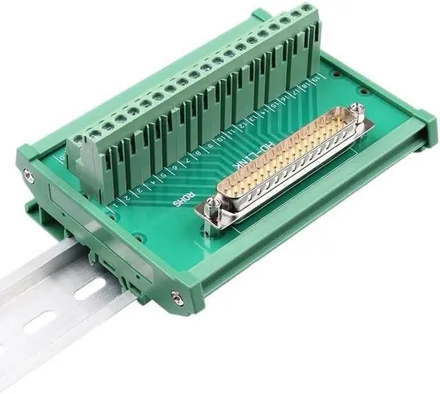 Alt view image 5 of 5 - DB37 37Pin D-SUB DR-37 Male/Female Signals Terminal PCB Breakout Module Connector(Female)