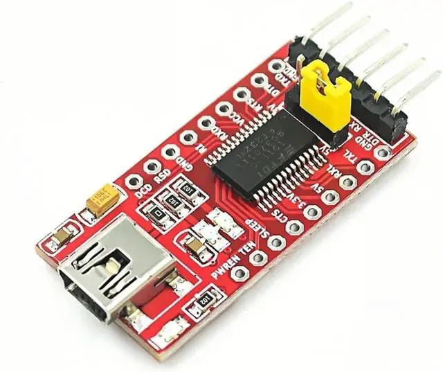 Alt view image 3 of 6 - FT232RL FT232 FTDI USB 3.3V 5.5V to TTL Serial Adapter Module for Arduino FT232 Pro Mini Port USB to TTL 232 Mini/Type-C USB(FT232RL Type-C 10PCS)