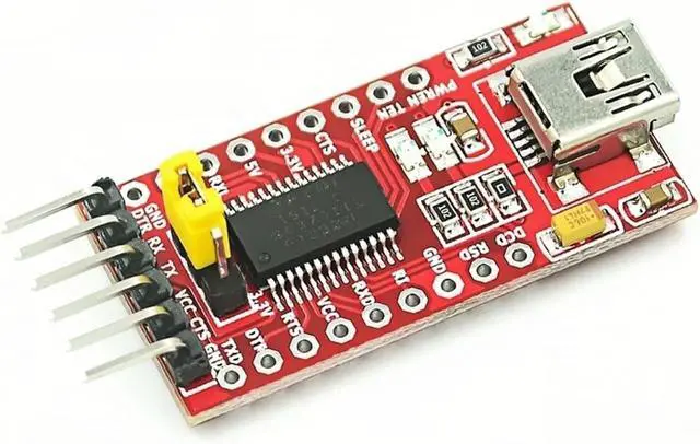 Alt view image 5 of 6 - FT232RL FT232 FTDI USB 3.3V 5.5V to TTL Serial Adapter Module for Arduino FT232 Pro Mini Port USB to TTL 232 Mini/Type-C USB(FT232RL Type-C 10PCS)