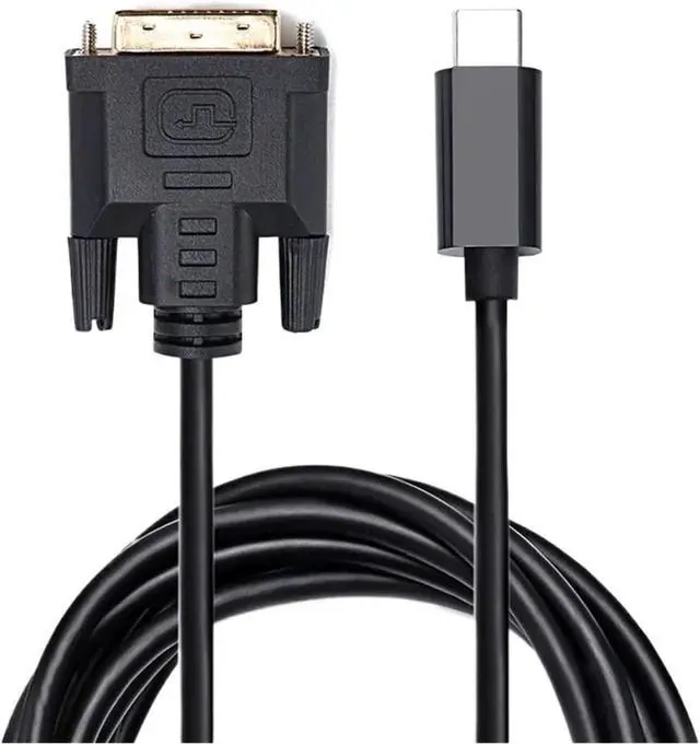 Alt view image 2 of 3 - 1080P USB C to DVI Cable TY>pe C to 24+1/24+5 DVI Cable for 3 Pro Projector M>oni>tor TV S8 S9