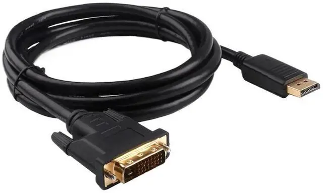 Main image of DisplayPort to DVI Cable 1080P DP to DVI-D Monitor Cable DisplayPort in to DVI Out Converter Adapter Compatible with The N-vidia H-P D-ell A-sus(Male to Male 180CM)