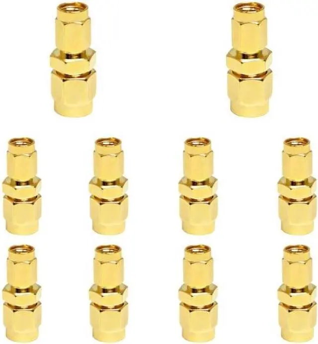 Main image of 10PCS oaxial Adapter SMA/SSMA-JJ, SMA Male to SSMA Male Adapter Signal Connector 50 ohm