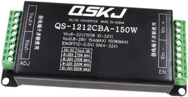 Main image of Stayhome 1pcs DC-DC 6-32V to 0.8-28V 150W 15A Adjustable Boost/Buck Voltage Regulator 12V/24V Step-up/Step-Down Volt Converter Stabilizer