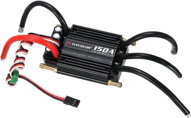 Main image of Jimi Original Flycolor Waterproof 150A Brushless ESC Electronic Speed Controller with 5.5V/5A BEC for RC Boat Parts