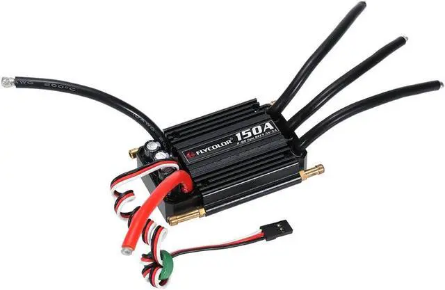 Alt view image 2 of 4 - Jimi Original Flycolor Waterproof 150A Brushless ESC Electronic Speed Controller with 5.5V/5A BEC for RC Boat Parts