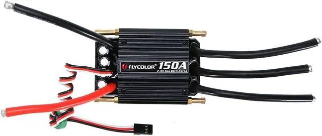 Alt view image 3 of 4 - Jimi Original Flycolor Waterproof 150A Brushless ESC Electronic Speed Controller with 5.5V/5A BEC for RC Boat Parts