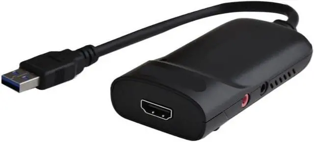 Alt view image 2 of 3 - USB 3.0 to HDMI/Multi M>oni>tor Video Graphic Adapter HD 1080p Output External Video Card Adapter DP Display