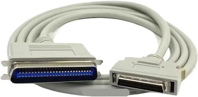 Main image of SCSI HPDB50 to CN50 Connecctor Cable SCSI HPDB50-pin to CN50-pin Power 2Meter Scanner Cable(White)