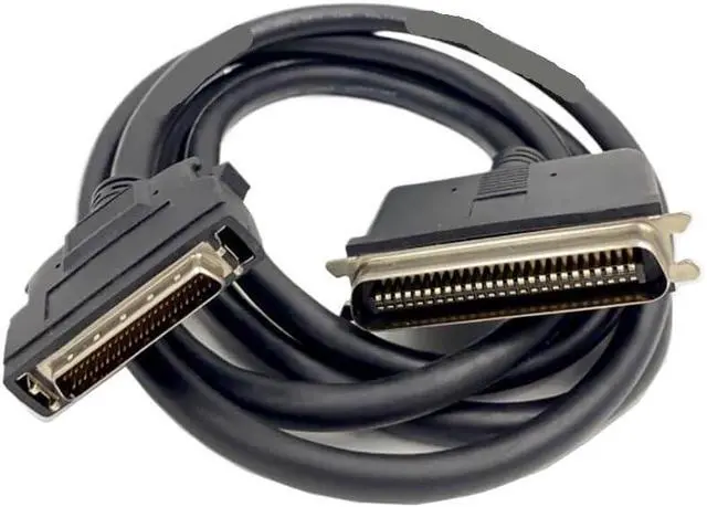 Alt view image 2 of 7 - SCSI HPDB50 to CN50 Connecctor Cable SCSI HPDB50-pin to CN50-pin Power 2Meter Scanner Cable(White)