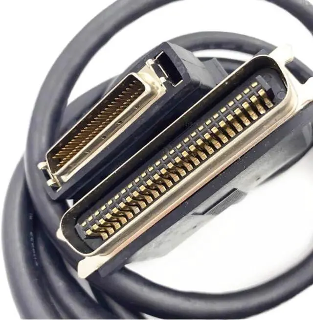 Alt view image 4 of 7 - SCSI HPDB50 to CN50 Connecctor Cable SCSI HPDB50-pin to CN50-pin Power 2Meter Scanner Cable(White)