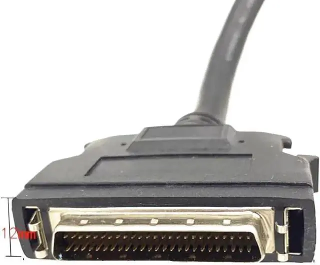 Alt view image 6 of 7 - SCSI HPDB50 to CN50 Connecctor Cable SCSI HPDB50-pin to CN50-pin Power 2Meter Scanner Cable(White)
