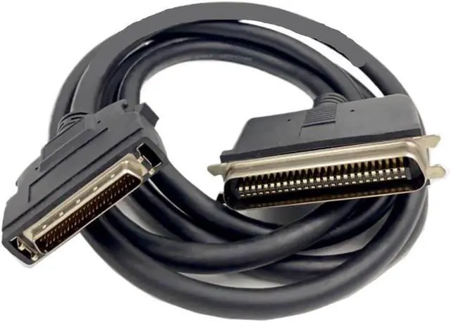 Alt view image 7 of 7 - SCSI HPDB50 to CN50 Connecctor Cable SCSI HPDB50-pin to CN50-pin Power 2Meter Scanner Cable(White)