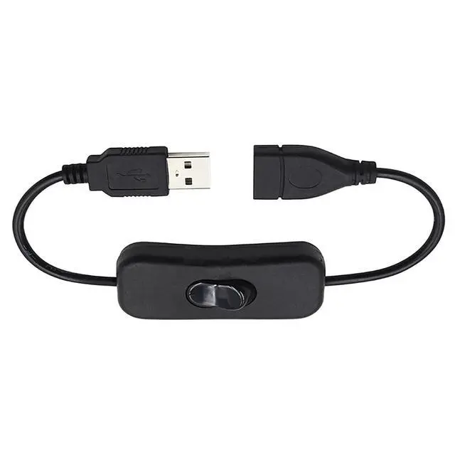Alt view image 2 of 6 - USB to USB Cable Male to Female Extension Cable USB Data Cord with ON/Off Switch for Smart TV PC USB Connector Cable Extender