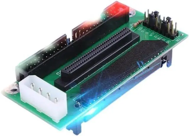 Alt view image 2 of 5 - 80 PIN to 68 50 PIN SCSI Adapter SCA 80 PIN to SCSI 68 IDE 50 Hard Disk Adapter Converter Card Board