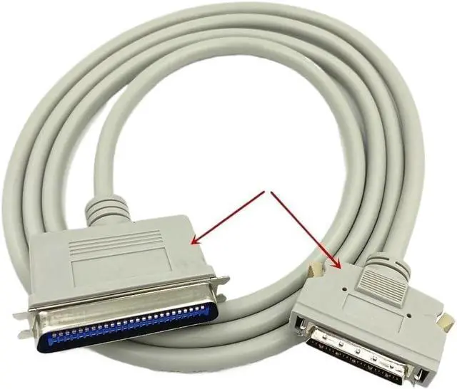 Alt view image 4 of 6 - SCSI Cable HPDB50 DB50 Male to Large CN50 Male Scanner Cable Snap Shrapnel(1m)