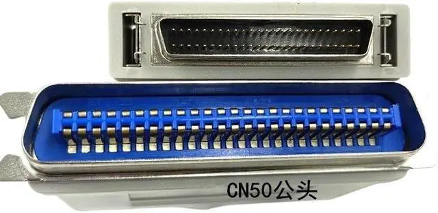 Alt view image 5 of 6 - SCSI Cable HPDB50 DB50 Male to Large CN50 Male Scanner Cable Snap Shrapnel(1m)