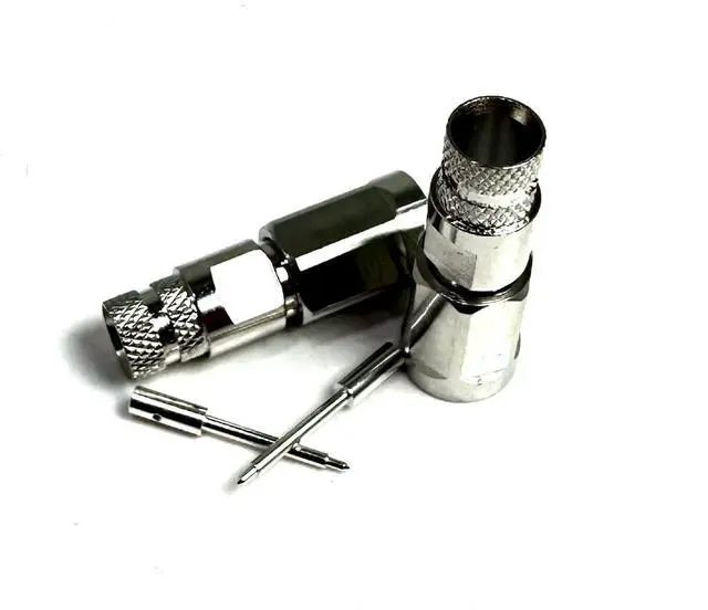 Main image of 2PCS NEX10 Male Plug Crimp high Frequency RF Connector 50 Ohm for 1/4 inch Ultra-Soft Cable