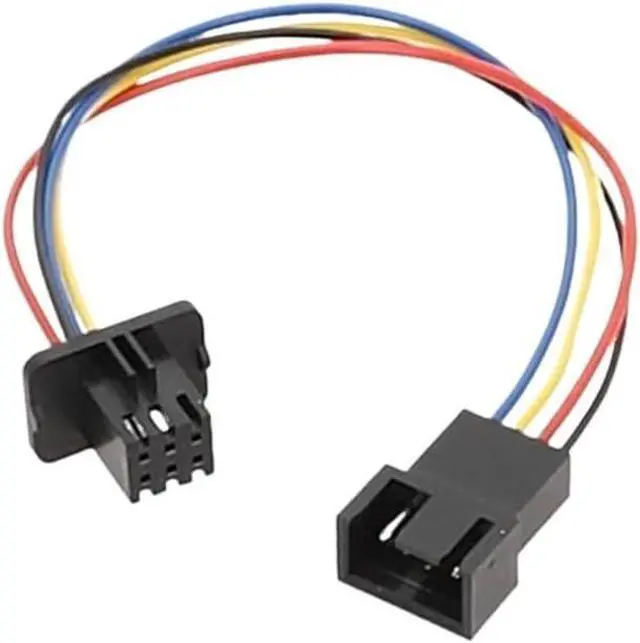 Alt view image 3 of 6 - KUNSR 4Pin Male to 6pin Female Connectors Converter for PC Cooling Case Fans 15cm Length 24AWG Wire