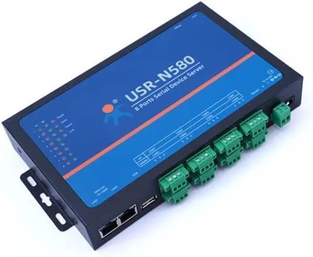 Alt view image 4 of 5 - 8 RS485 Ports Serial Ethernet Converter USR-N580 X 1 Set