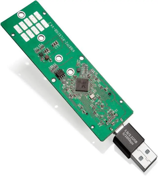Alt view image 2 of 4 - DupliM M.2 NVMe Adapter 2-Pack for USB Duplicators