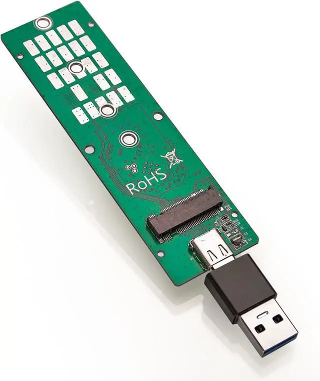 Alt view image 3 of 4 - DupliM M.2 NVMe Adapter 2-Pack for USB Duplicators