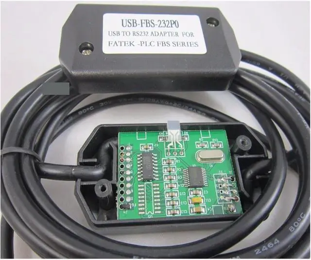 Alt view image 4 of 4 - PLC Programming Cable USB-FBS-232P0 Compatible Cable USB Interface to Connect PLC FBS Series USBFBS232P0 Programming Cable 2.5m
