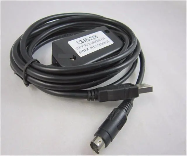 Alt view image 2 of 4 - PLC Programming Cable USB-FBS-232P0 Compatible Cable USB Interface to Connect PLC FBS Series USBFBS232P0 Programming Cable 2.5m