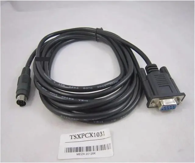 Main image of PLC Programming Cable Compatible New TSX08PRGCAB Programming Cable TSXPCX1031 for TSX Series PLC 2.5m