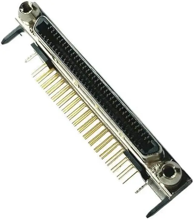 Alt view image 3 of 4 - SCSI Connector VHDCI68 Female Head V68 Female Socket Bent Insertion VHDCI Connector V.68 Soldering Board