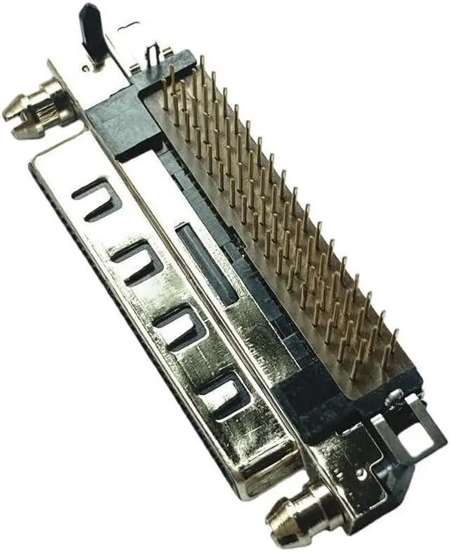 Alt view image 4 of 4 - SCSI Connector VHDCI68 Female Head V68 Female Socket Bent Insertion VHDCI Connector V.68 Soldering Board
