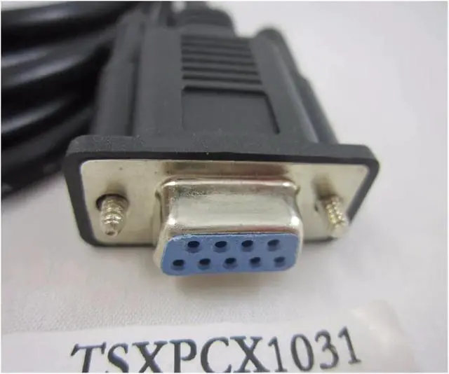 Alt view image 2 of 3 - PLC Programming Cable Compatible New TSX08PRGCAB Programming Cable TSXPCX1031 for TSX Series PLC 2.5m