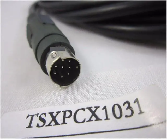 Alt view image 3 of 3 - PLC Programming Cable Compatible New TSX08PRGCAB Programming Cable TSXPCX1031 for TSX Series PLC 2.5m