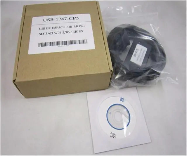Alt view image 3 of 6 - PLC Programming Cable Compatible USB-1747-CP3 USB 1747 CP3 Programming Cable for A-B SLC 5/03,5/04,5/05 PLC USB1747CP3 2.5M