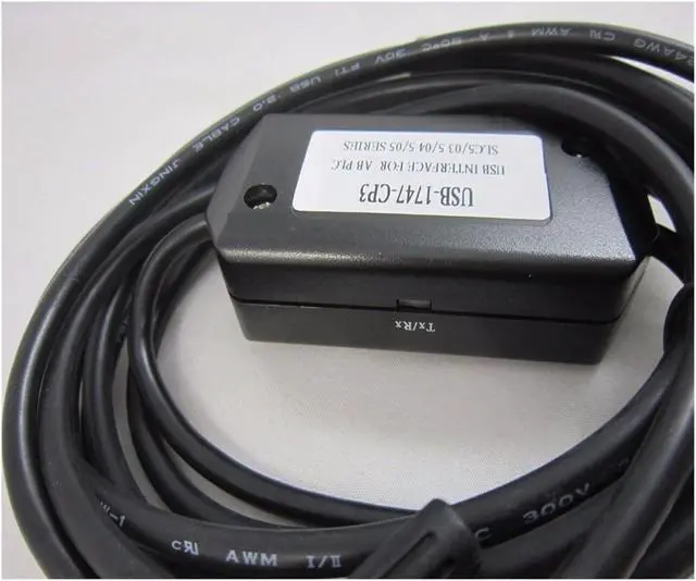 Alt view image 4 of 6 - PLC Programming Cable Compatible USB-1747-CP3 USB 1747 CP3 Programming Cable for A-B SLC 5/03,5/04,5/05 PLC USB1747CP3 2.5M