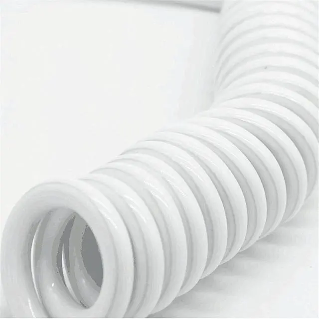 Alt view image 2 of 3 - Telescopic spring wire,3-core 2-core Spring Wire Spiral Cable, 2.5m 5m 7.5m Power Cord Expandable Cable, 22AWG 18AWG 15AWG 13AWG, (Length : Line length 2.5m, Specification : 2 core 22AWG) (Co