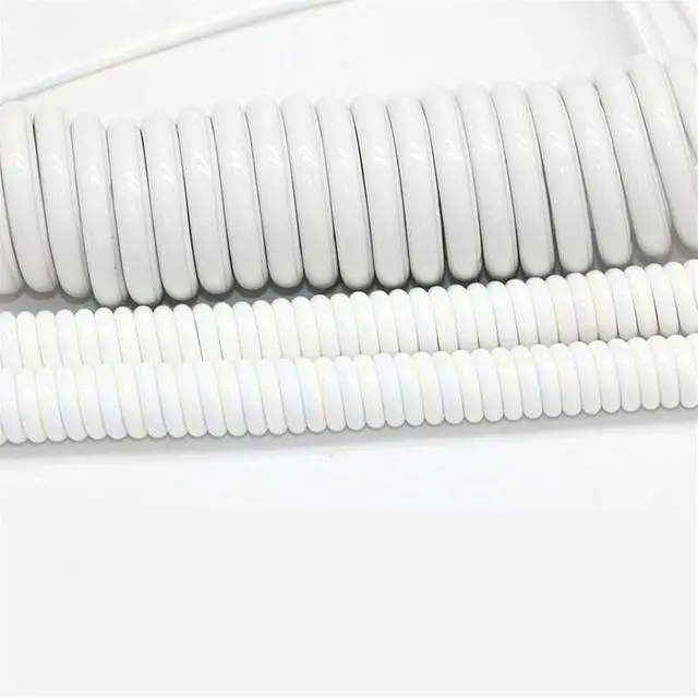 Alt view image 3 of 3 - Telescopic spring wire,3-core 2-core Spring Wire Spiral Cable, 2.5m 5m 7.5m Power Cord Expandable Cable, 22AWG 18AWG 15AWG 13AWG, (Length : Line length 2.5m, Specification : 2 core 22AWG) (Co