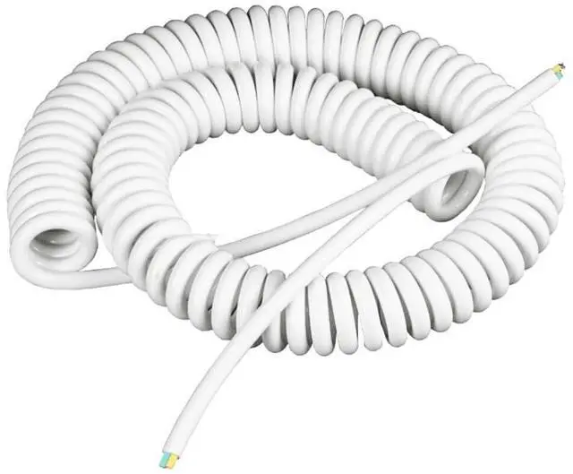 Main image of 3-core 2-core Snowy Spring Wire Spiral Cable 22AWG 18AWG 15AWG 13AWG 2.5m 5m 7.5m Power Cord Expandable Cable(LINE Length 7.5M_3-CORE 15AWG)