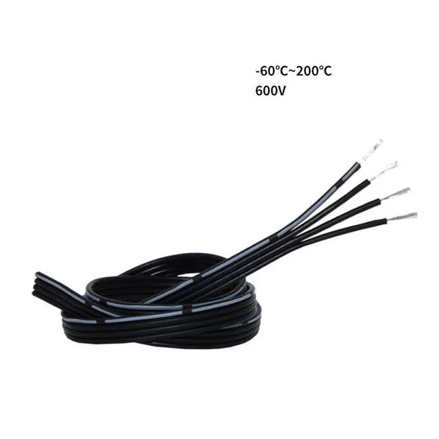 Alt view image 4 of 6 - 10meters Multi-core Parallel Silicone Wire 2P 3P 4P 5P 6P 8P 30awg 26 28 24 22 20AWG High Temperature Resistant Soft Cable(6p 10 Meters,30 AWG)