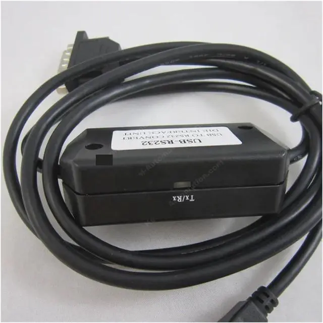Alt view image 2 of 4 - PLC Programming Cable USB-RS232 USB to RS232 Converter Cable USB/RS232 Programming Cable Can be accessed by Any HMI and PLC 1.5M
