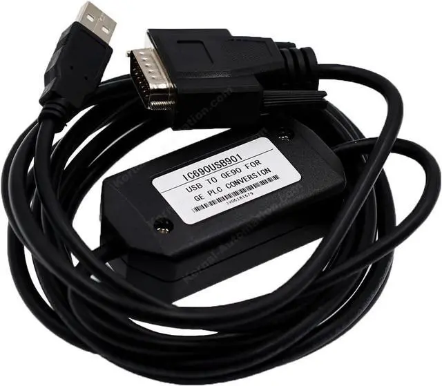 Main image of PLC Programming Cable IC690USB901 USB/SNP Interface Adapter for 90 Series PLC Programming Cable 2.5M