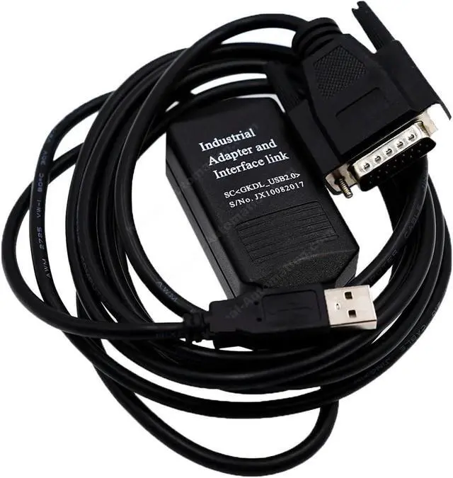 Alt view image 2 of 5 - PLC Programming Cable IC690USB901 USB/SNP Interface Adapter for 90 Series PLC Programming Cable 2.5M