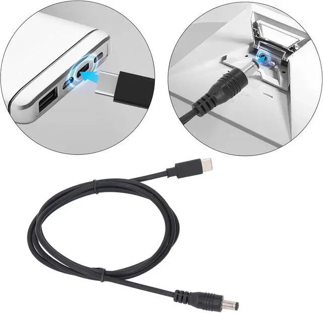 Alt view image 2 of 7 - for Mini USB C to DC Power Cable 15m / 49.2ft, 100W USB Type C Input to DC Satellite Charging Cable, USB C Male to DC Replacement Cable for Mini Power Supply